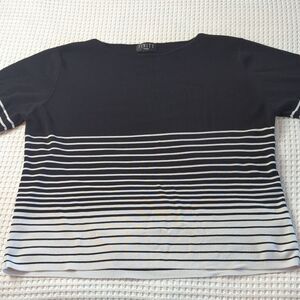 Finity woman striped sweater size 2X